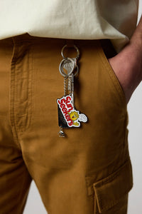 WHITE SUN SEEKERS KEYCHAIN