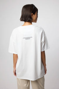 WHITE WIPEOUT TEE