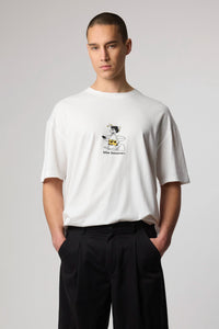 WHITE WIPEOUT TEE