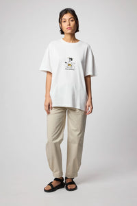 WHITE WIPEOUT TEE