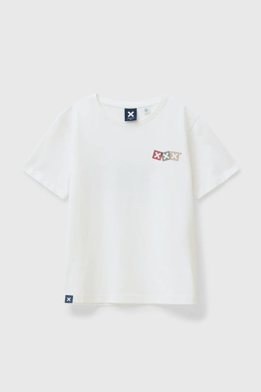 WHITE DICE KIDS TEE