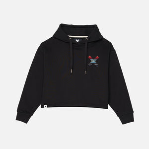 BLACK CLASSIC WOMAN HOODIE